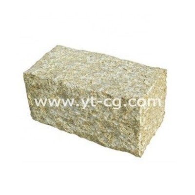 yellow granite cube stone (G350)