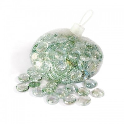 hot sale clear decorative flat glass marbles/bead