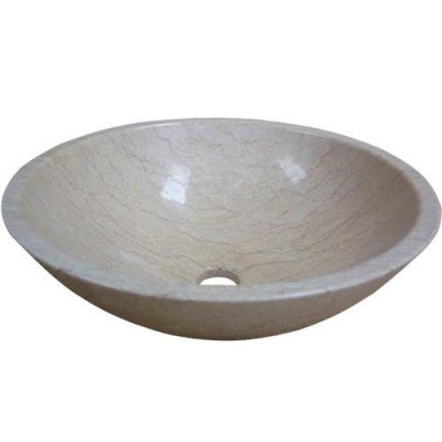 counter top natural marble shampoo bowl oval