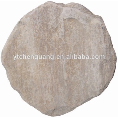 landscaping yellow round granite cheap garden stepping stones