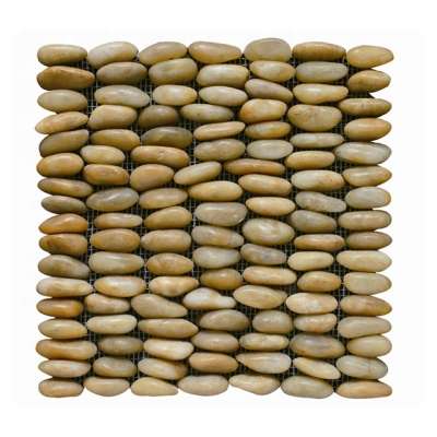 patio pebble stone mesh standing pebble mat